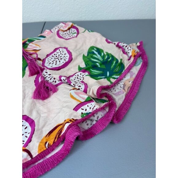 Soma women's XS pink dragon fruit patterned shorts short sleeved pajama set - Picture 4 of 7